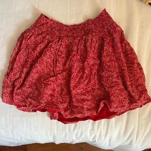 Red/White Star skirt